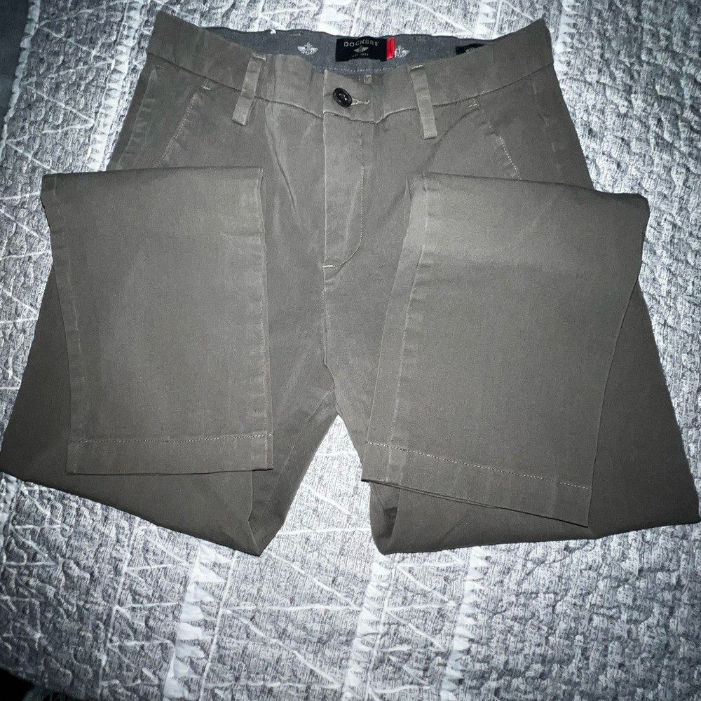 Dockers Mens Slim Fit Workday Khaki Smart 360 Flex Pants Chinos 28 x 30